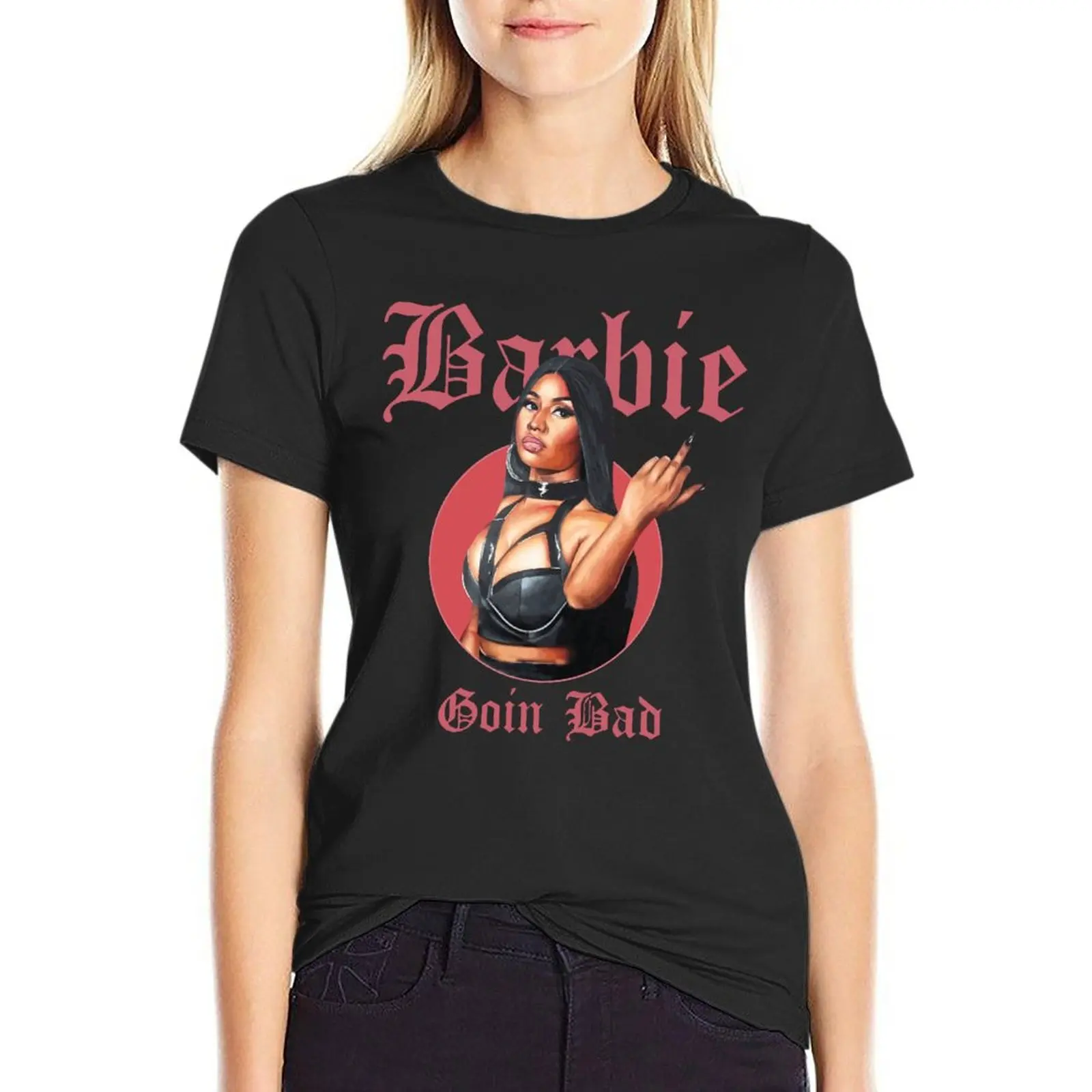 

Футболка Johnnykjaytee Nicki Minaj Art Over size d, женская одежда, уличная одежда с коротким рукавом, топы большого размера, футболка