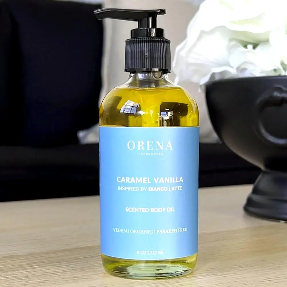 Масло для тела с куркумой/карамельным ванильным ароматом глубоко питающее