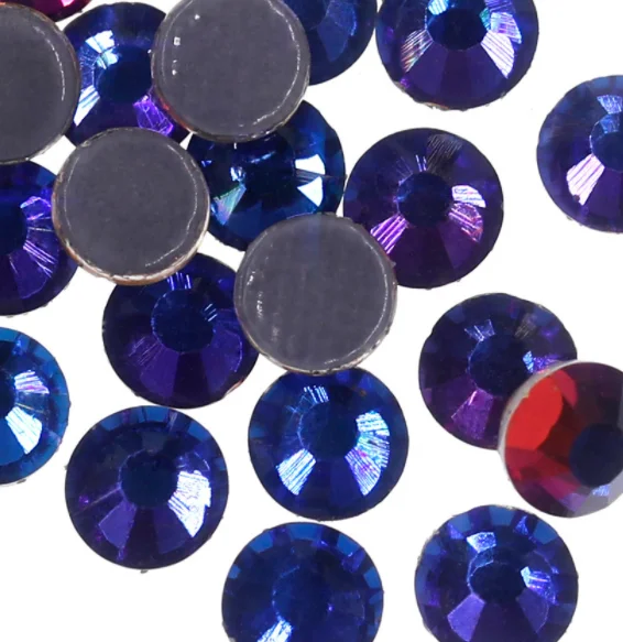 

All sizes Blue flame Iron On Rhinestones/Flat Back Nail art Hot fix Crystal Rhinestones Strass Sewing & Fabric Garment