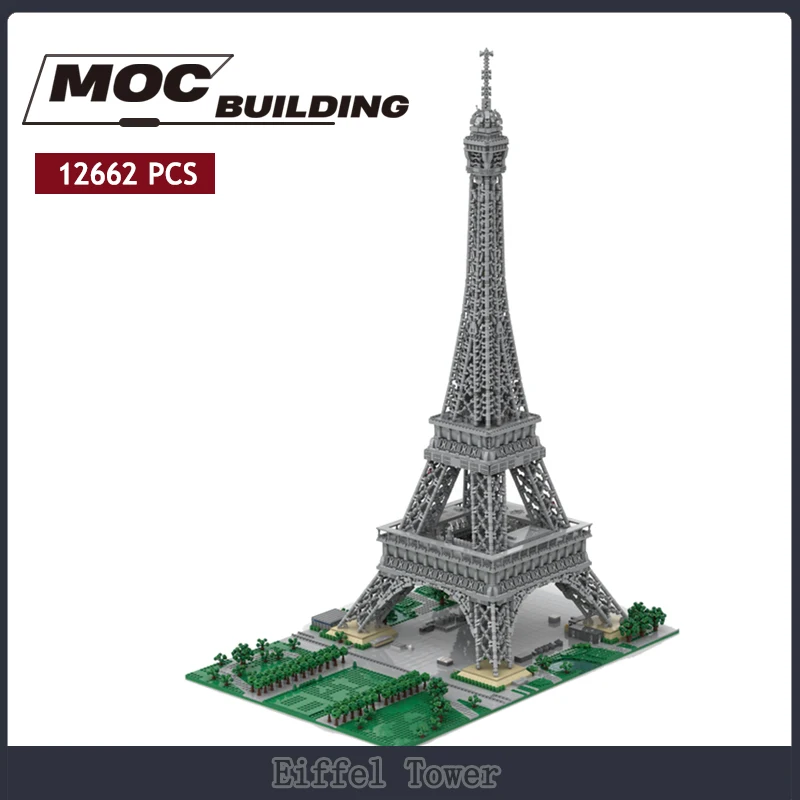 

Большой строительный блок для сборки башни в архитектурном стиле, сборка MOC Scenic Spot, Коллекционная серия, рождественские подарочные игрушки