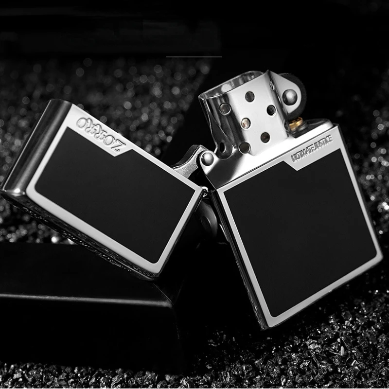 

ZORRO 6007 Metal Original Lighter Outdoor Grinding Wheel Kerosene Fireproof Windproof Lighter