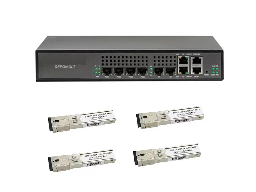 EPON OLT 4-портовый мини CATV сетевое управление фотооптическое волокно cat ONU