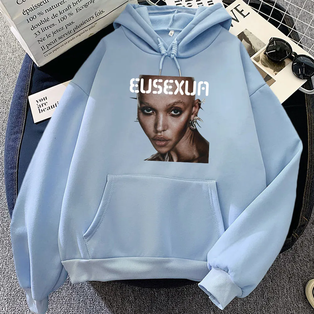 Толстовка с капюшоном FKA Twigs eusexa толстовка для мужчин и женщин Зимняя Теплая