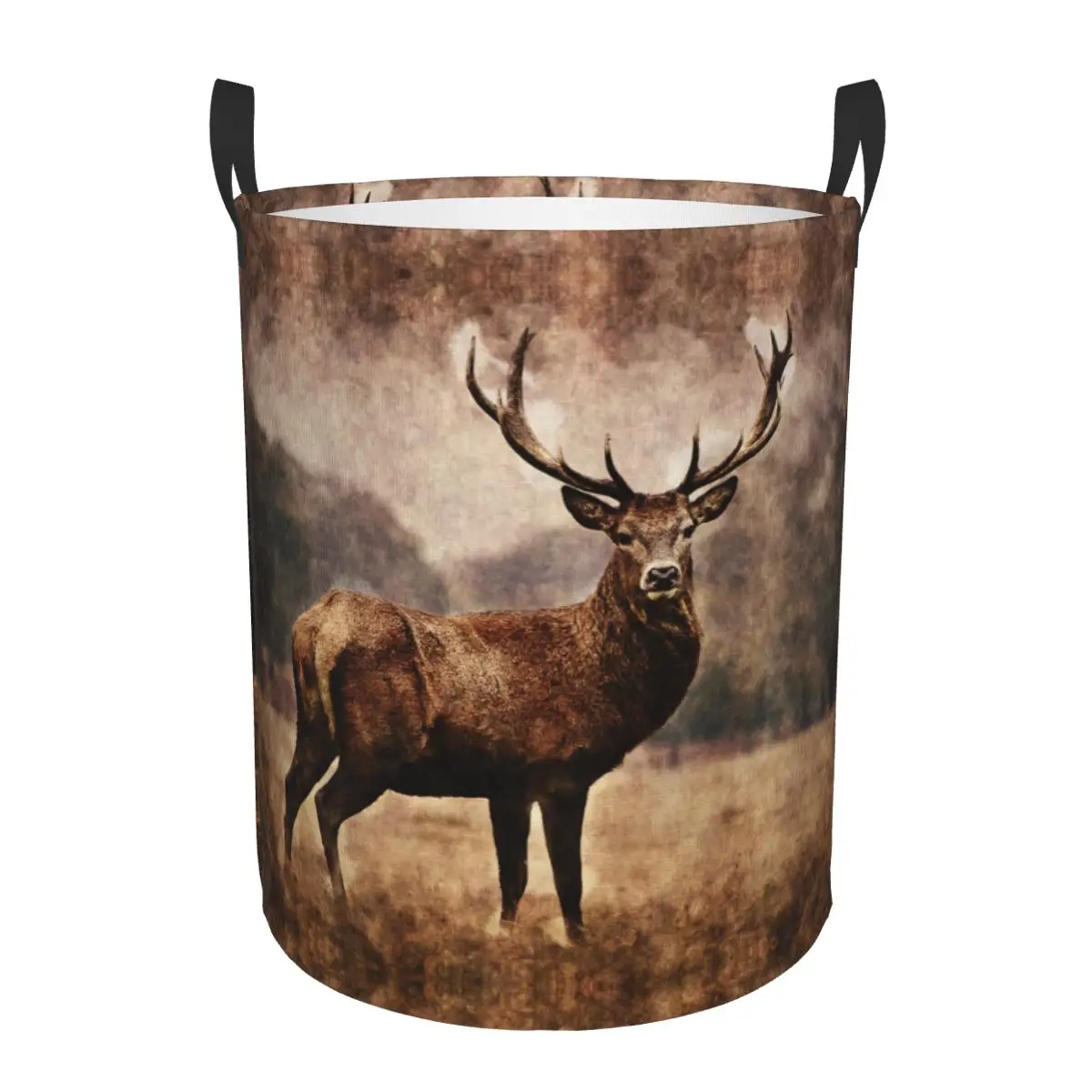 Корзина для белья в виде оленя складная корзина детской одежды хранения детских