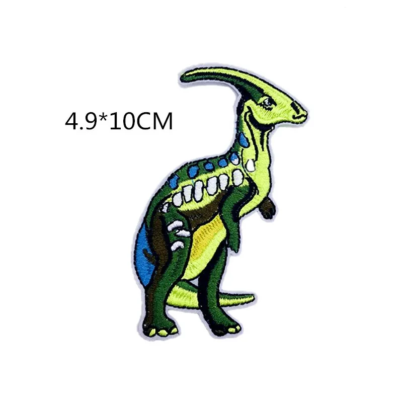Патчи с вышивкой динозавра патчи для одежды детской в стиле парка Юрского