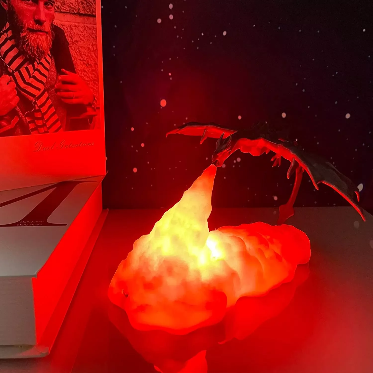 

Светильник в виде дракона, ночник с 3D принтом, светодиодный светсветильник льник в виде Луны, подарок для мальчиков и девочек, спальни, детск...