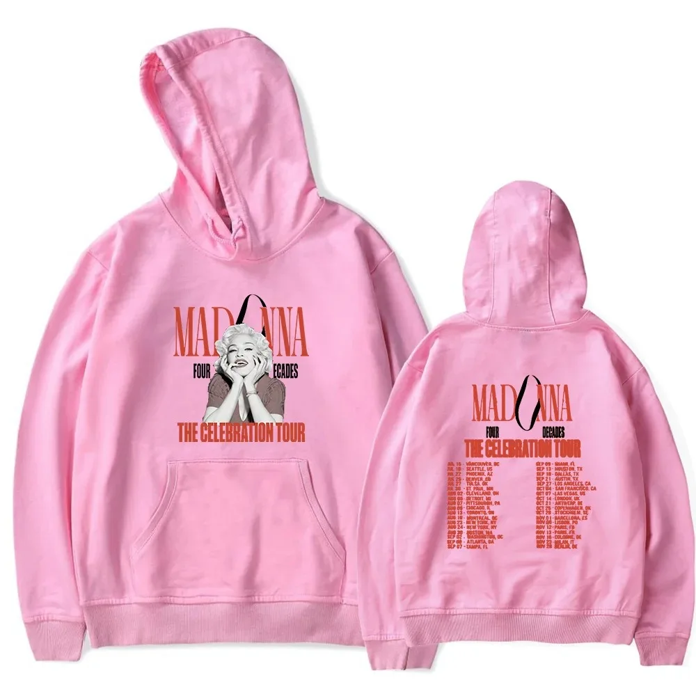 Толстовки с капюшоном Madonna изображением Мадонны на протяжении четырех
