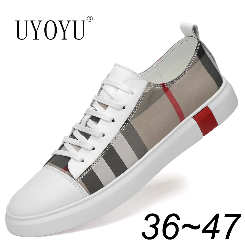 

New Mens Women Genuine Leather 36~47 Designer Shoes Plaid 2022 Fashion Casual Sneakers Luxury Brand Shoes Men Loafers Shoes Male