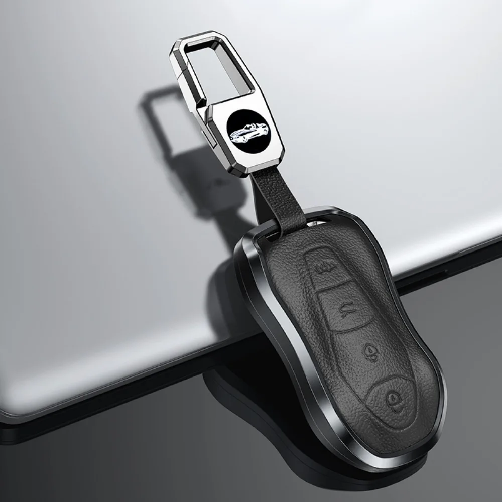 Чехол из сплава кожи с дистанционным управлением для Geely Azkarra FY11 Atlas Pro New Emgrand GS X6 SUV EC7, аксессуары для стайлинга