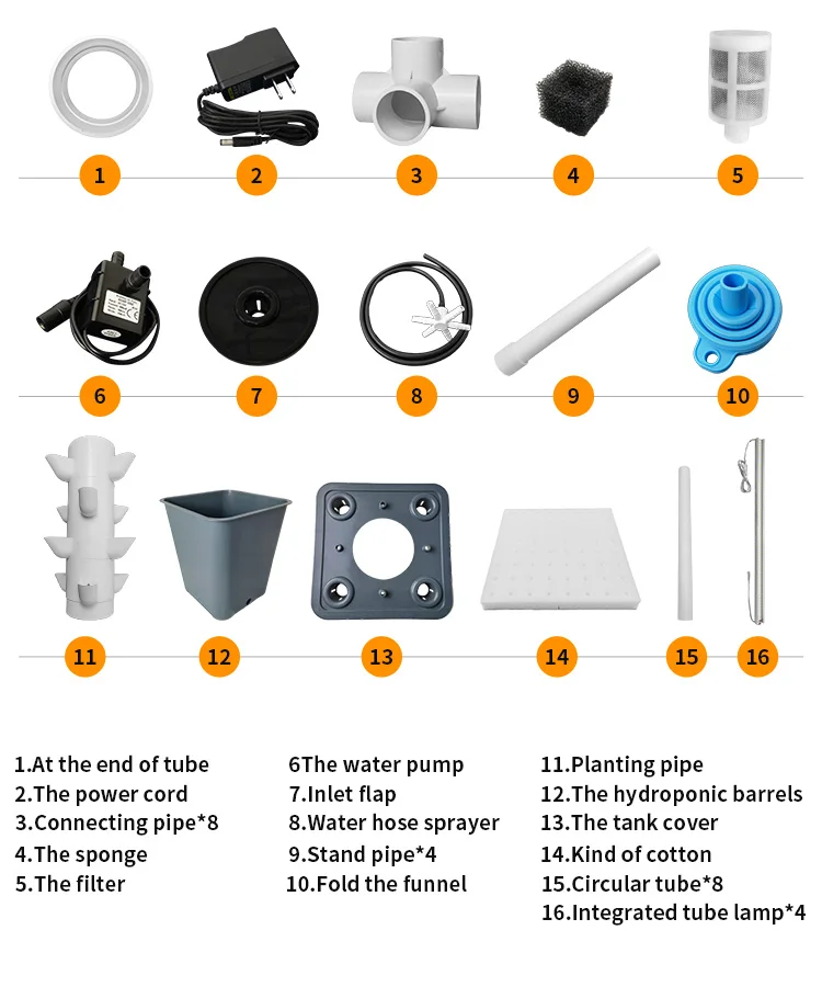 Лидер продаж вертикальная гидропонная башня для выращивания 15-слойная с 45