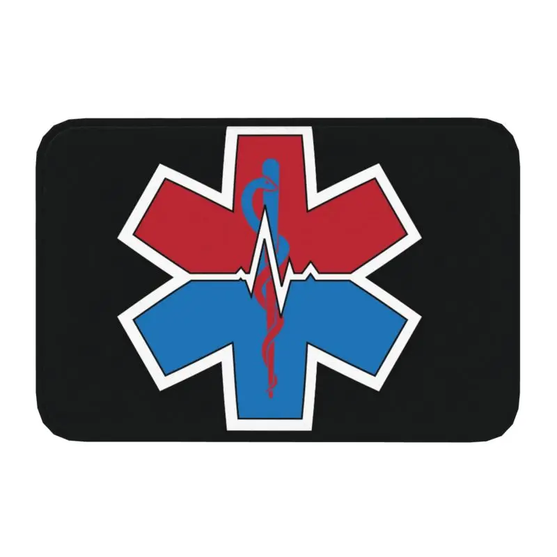 

Впитывающий Коврик для входной двери с логотипом EMT Star Of Life