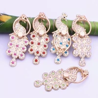 new luxurious 360 degree free rotation anti fall mobile phone ring bracket metal with diamond peacock ring buckle bracket stand