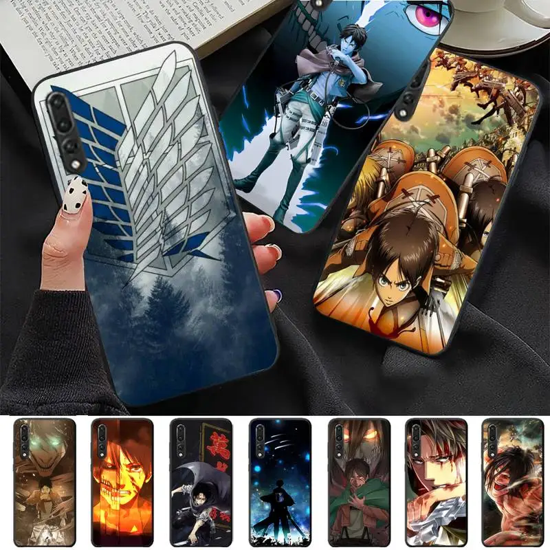 

Attack On Titan Phone Case for Huawei P30 40 20 10 8 9 lite pro plus Psmart2019
