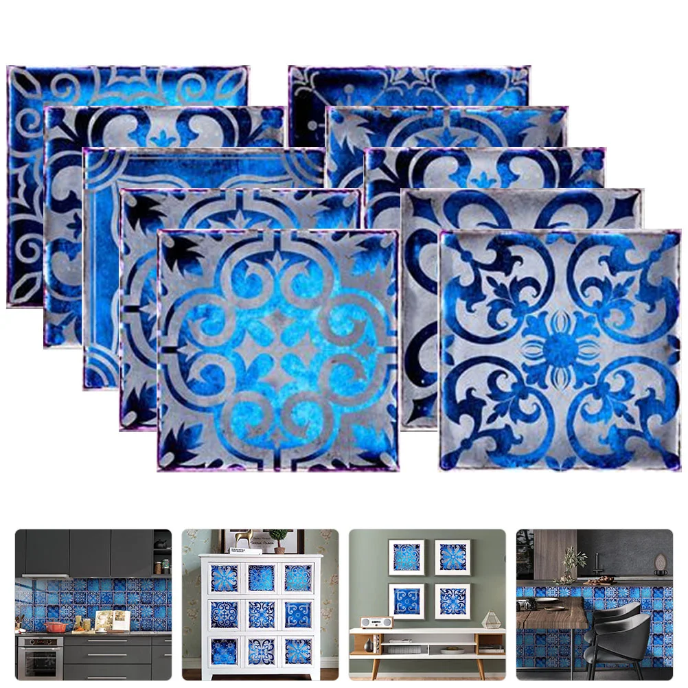 

Tile Sticker Decals Stickers Wall Floor Home Adhesiveremovable Decorative Peelstick Plank Self Kitchen Bathroom Backsplash
