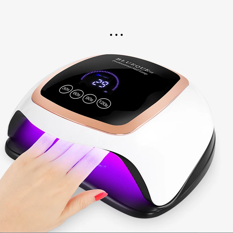 

2022 New Nail Dryer 57LED Nail Lamp 168W UV Lamp for Curing All Gel Nail Polish With Motion Sensing Manicure Pedicure Salon Tool