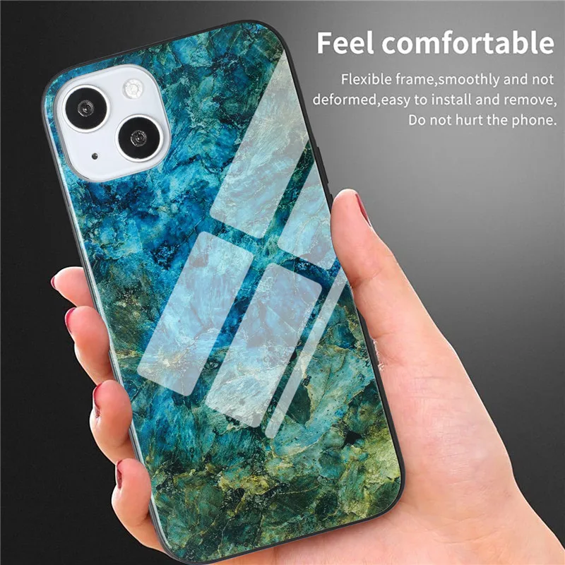 

For Xiaomi Mi 11 9 Case for Redmi Note 7 10 Pro 10s Luxury Tempered Glass Marble Pattern Phone Cover Shell TPU Mobile Fundas