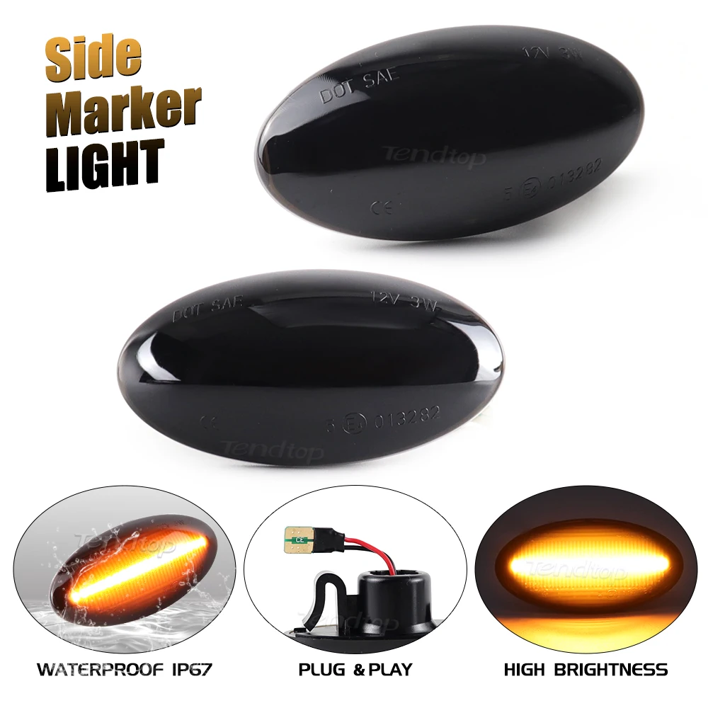 Динамический светодиодный боковой габаритный сигнальный индикатор для Suzuki Grand