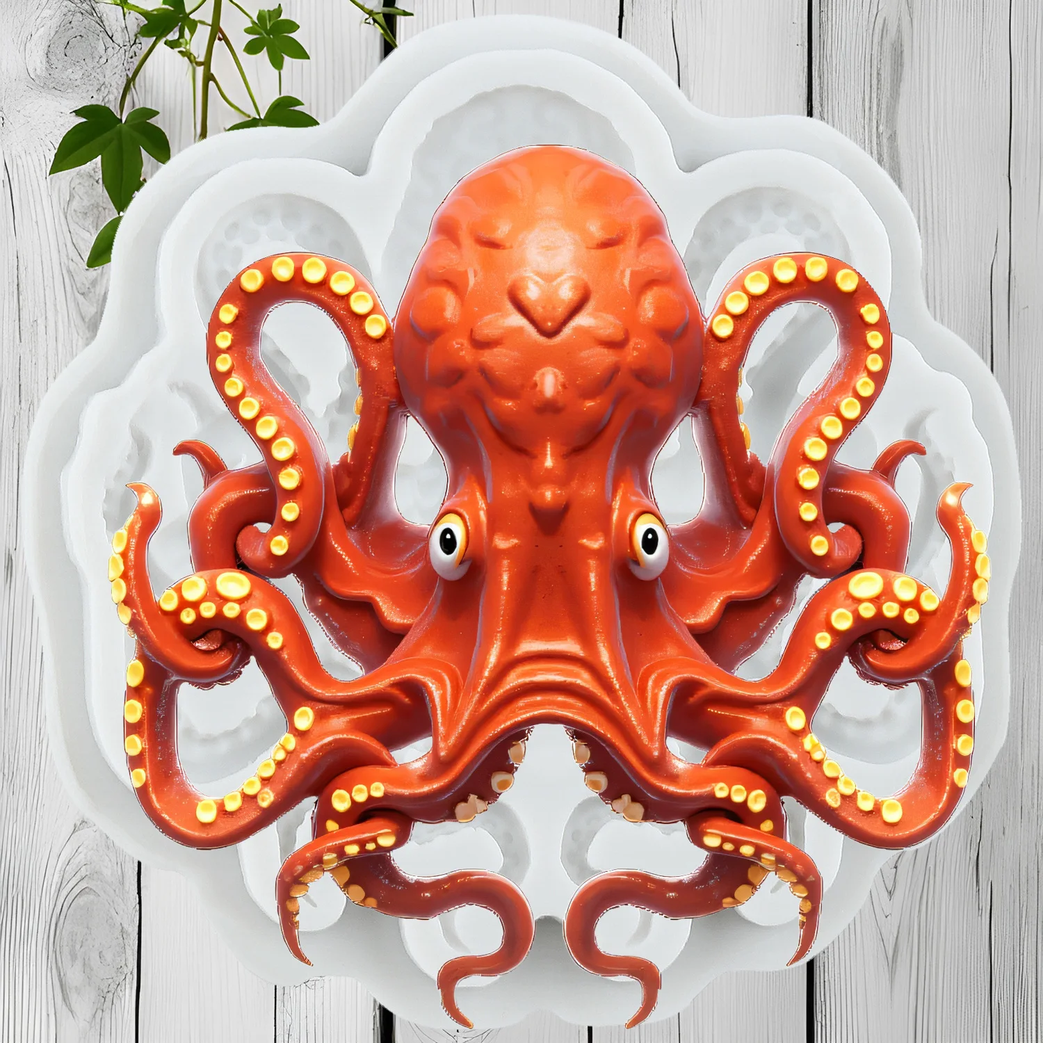 Силиконовые формы для осьминога лепим из пластилина акулу осьминога рыбу клоуна