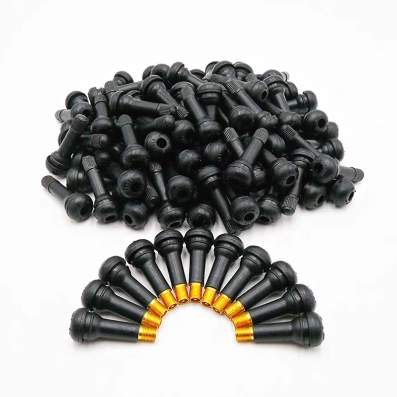 

TR412 Snap-in Rubber Car Vacuum Tire Tubeless Tyre Valve Stems For Motorcycle