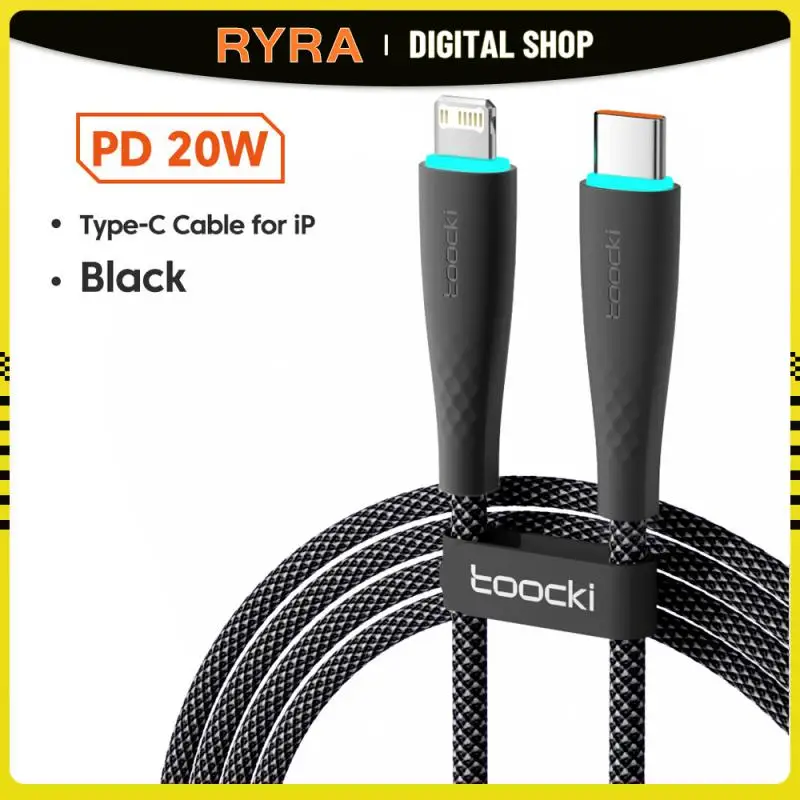 

RYRA PD 20W Type C Cable For IPhone Type C To Lighting Charger Fast Charging Wire For IPhone 13 Pro Max Type C Data Cord 1/2/3M