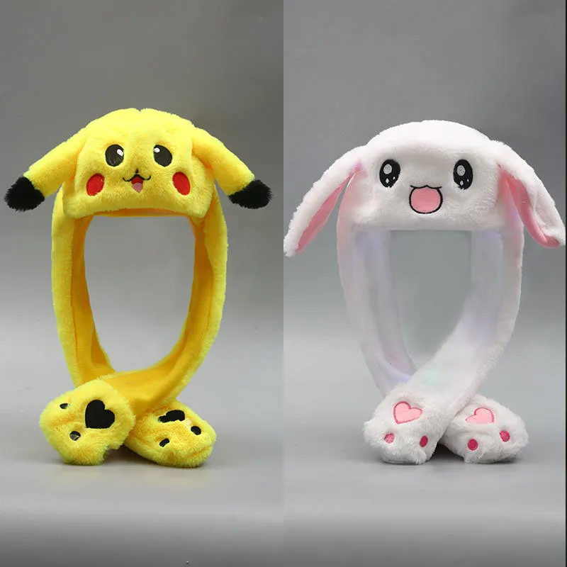 Скидка Новая популярная детская шапка Pokemon Pikachu, плюшевая шапка, шапка для прыжков с ушками из аниме, забавная игрушечная шапка для мальчиков и дево... Продажа Новая популярная детская шапка Pokemon Pikachu, плюшевая шапка, шапка для прыжков с ушками из аниме, забавная игрушечная шапка для мальчиков и дево...