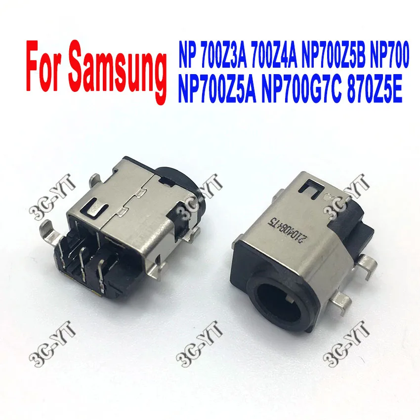 10-50PCS NEW Laptop DC Power Jack Connector Charging Port Socket For Samsung NP 700Z3A 700Z4A NP700Z5B NP700 NP700Z5A NP700G7C