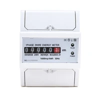 30100a 230v ac 50hz single phase two wire power consumption watt energy meter kwh wattmeter household electric din rail mount
