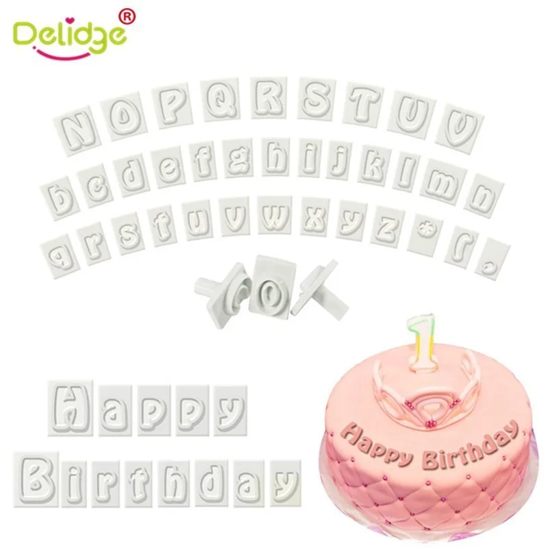 

64Pcs Upper Letters Cookie Cutter Capital Lower Case Alphabet Letter Biscuit Mold Baking Tool