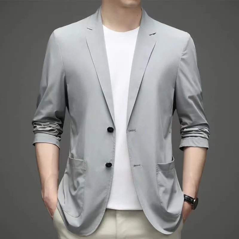 

2911-r-весна и осень мужской повседневный костюм куртка мужская Корейская версия приталенный костюм