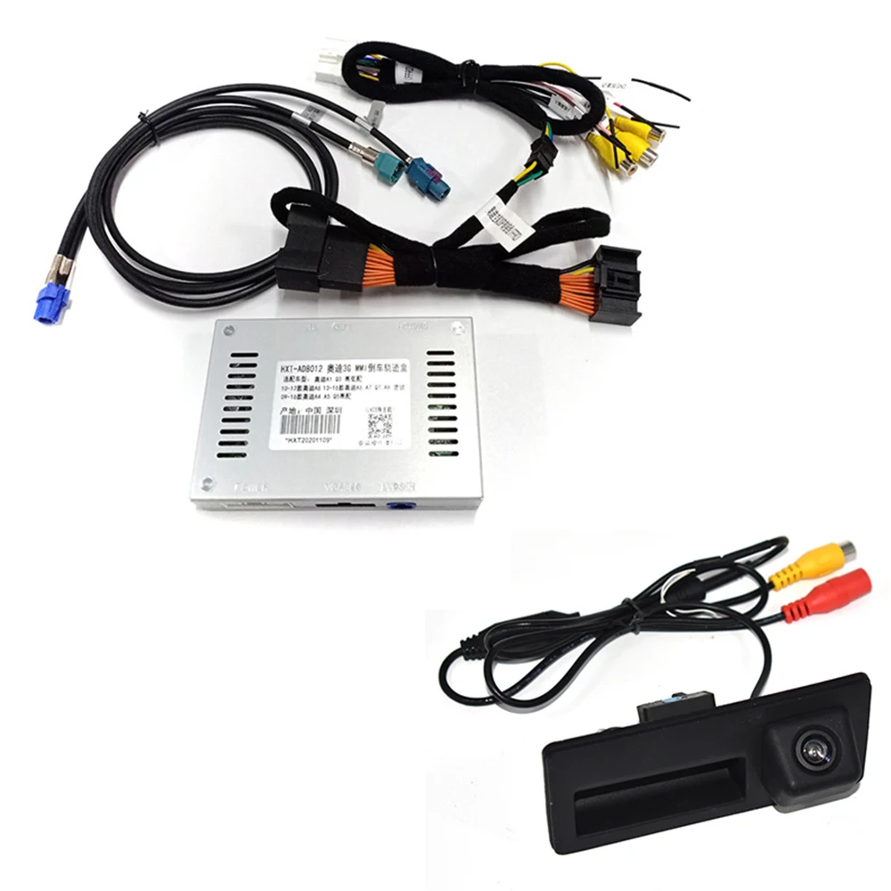 Задняя камера заднего вида ZJCGO HD для Audi A4L A4 S4 B8 8K Q5 8R A5 S5 RS5 8W 6 адаптер интерфейса
