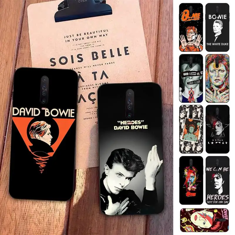 

D-David Singer B-Bowie Phone Case for Redmi 5 6 7 8 9 A 5plus K20 4X S2 GO 6 K30 pro