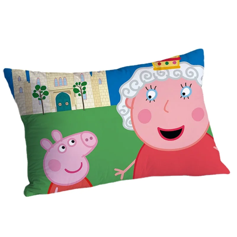 

New cartoon Peppa Pig children's pillow kindergarten students nap cushion cute George Pig small pillow can be removed and washed