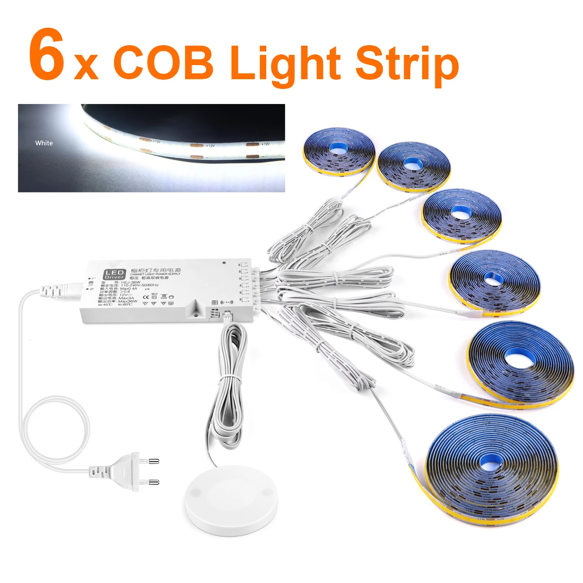 

Светодиодная лента Rybakov 100 см Белый/Теплый белый