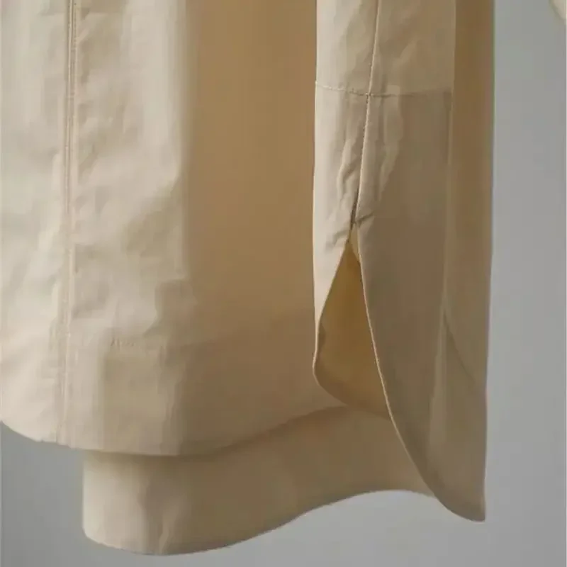 2025 новый дизайн плиссированная блузка женская весенне-осенняя базовая свободная