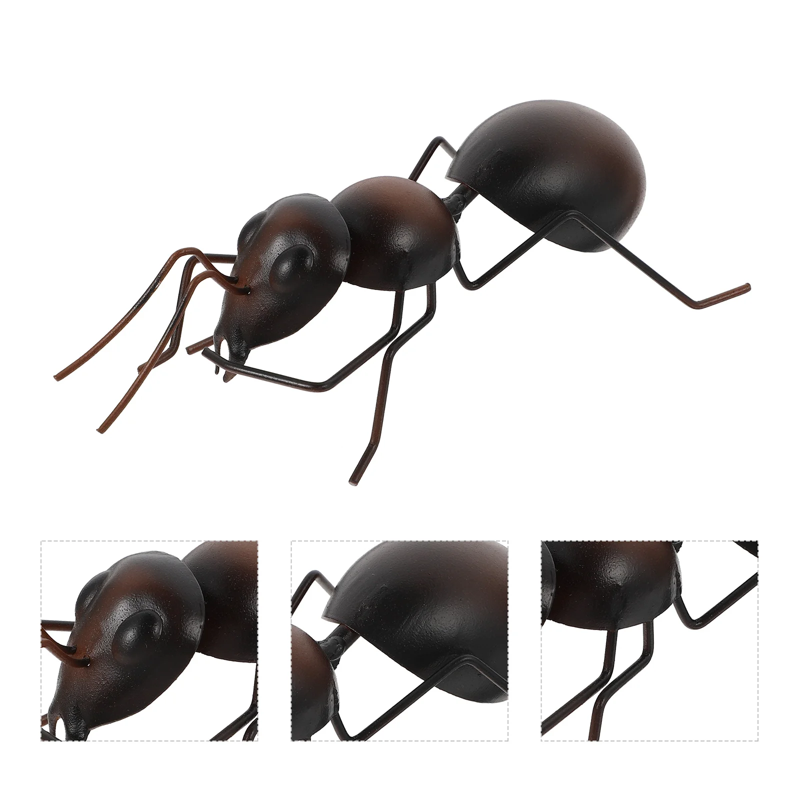 

Metal Iron Ant Crafts Desktop Decoration Balcony Ants Ornament Garden Adornment