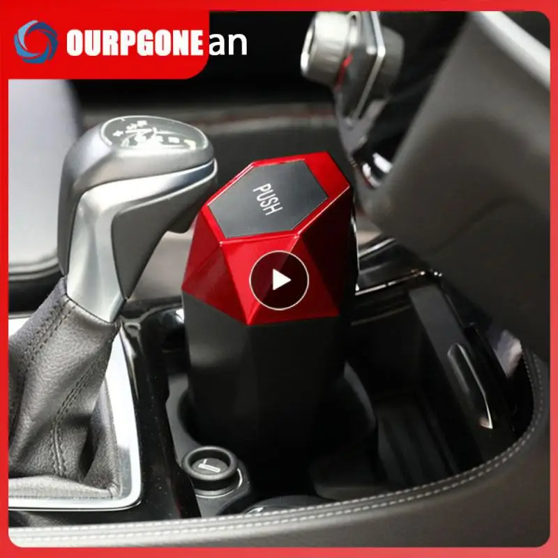 

Мини-мусорная корзина для автомобиля с крышкой, мусорная корзина для автомобиля, с алмазным дизайном, герметичная мусорная корзина для автомобиля, машины, дома