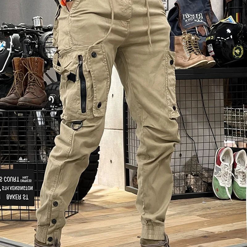 

Camo Navy Trousers Man Harem Y2k Tactical Military Cargo Pants for Men Techwear High Quality Outdoor Hip Hop Work Stacked Slacks