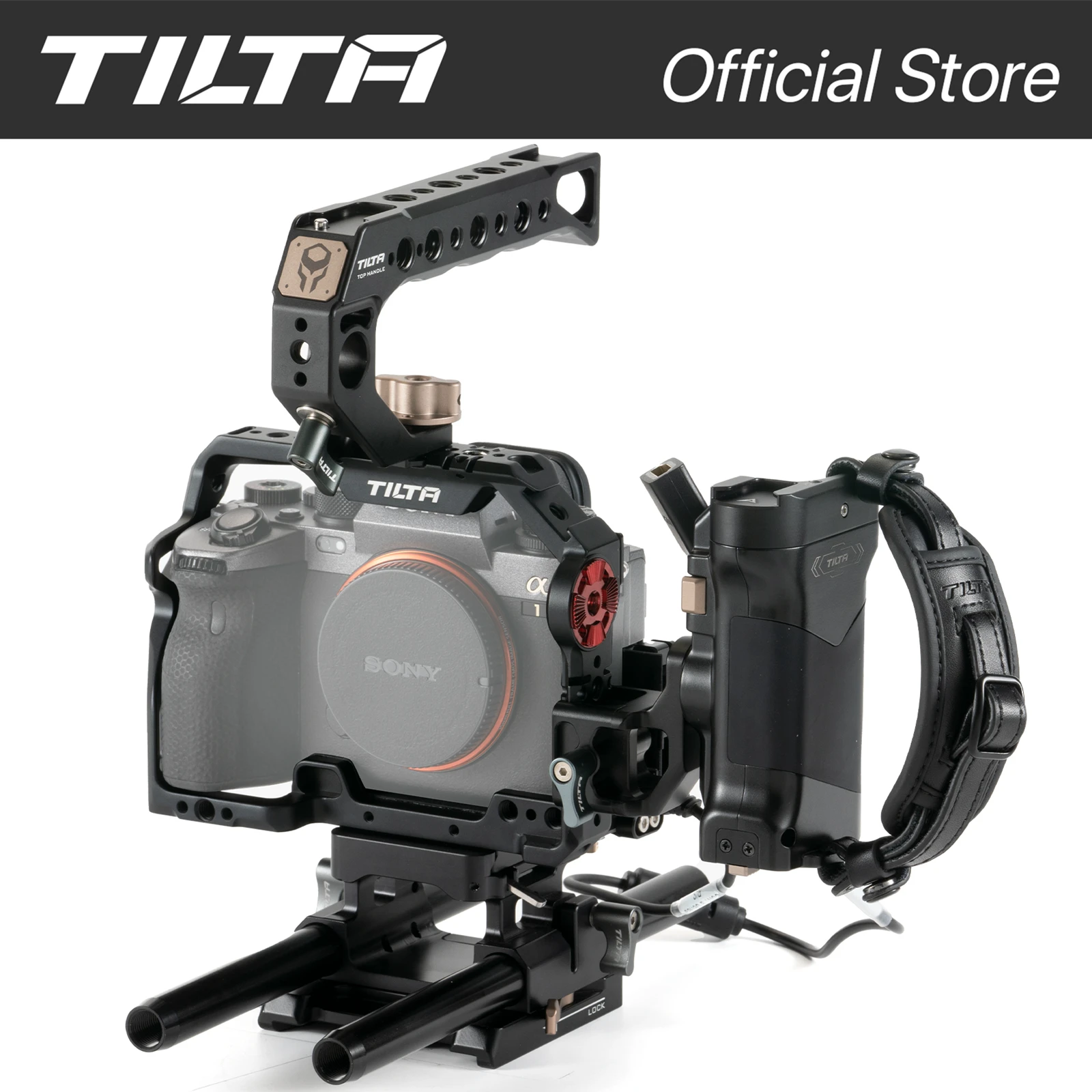 

TILTA TA-T23-набор клетки для камеры Sony A1/A7S3/A73/A7R3/A7R4, Полная Клетка, быстросъемная пластина с верхней ручкой