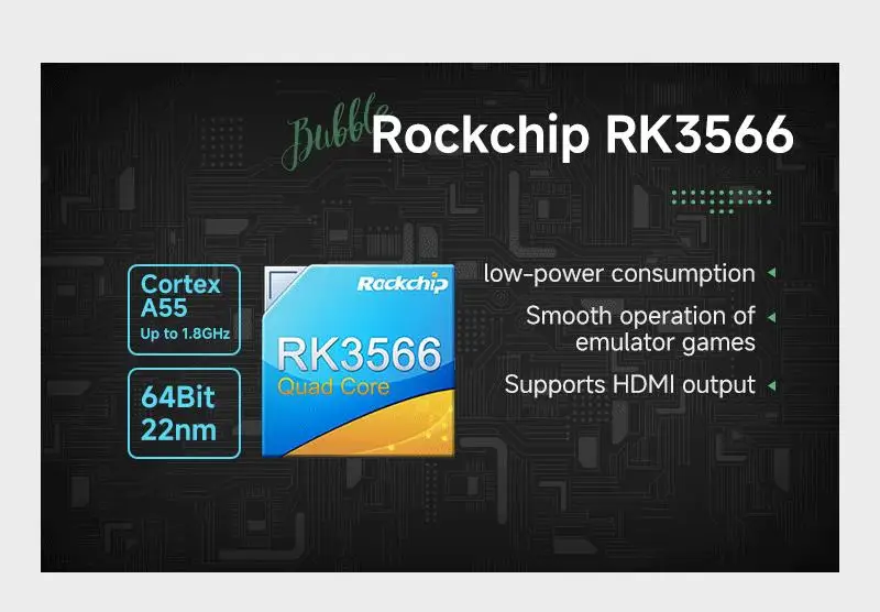 Процессор Gkd Kiddy Bubble 3 5 дюйма мА Rk3566