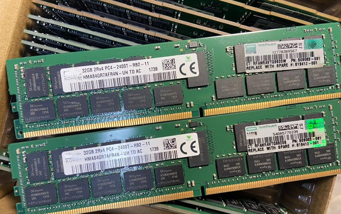 

ОЗУ применима к оригинальному разрушению HP 805351-B21 819412-001 809083-091 32G DDR4 2400 REG