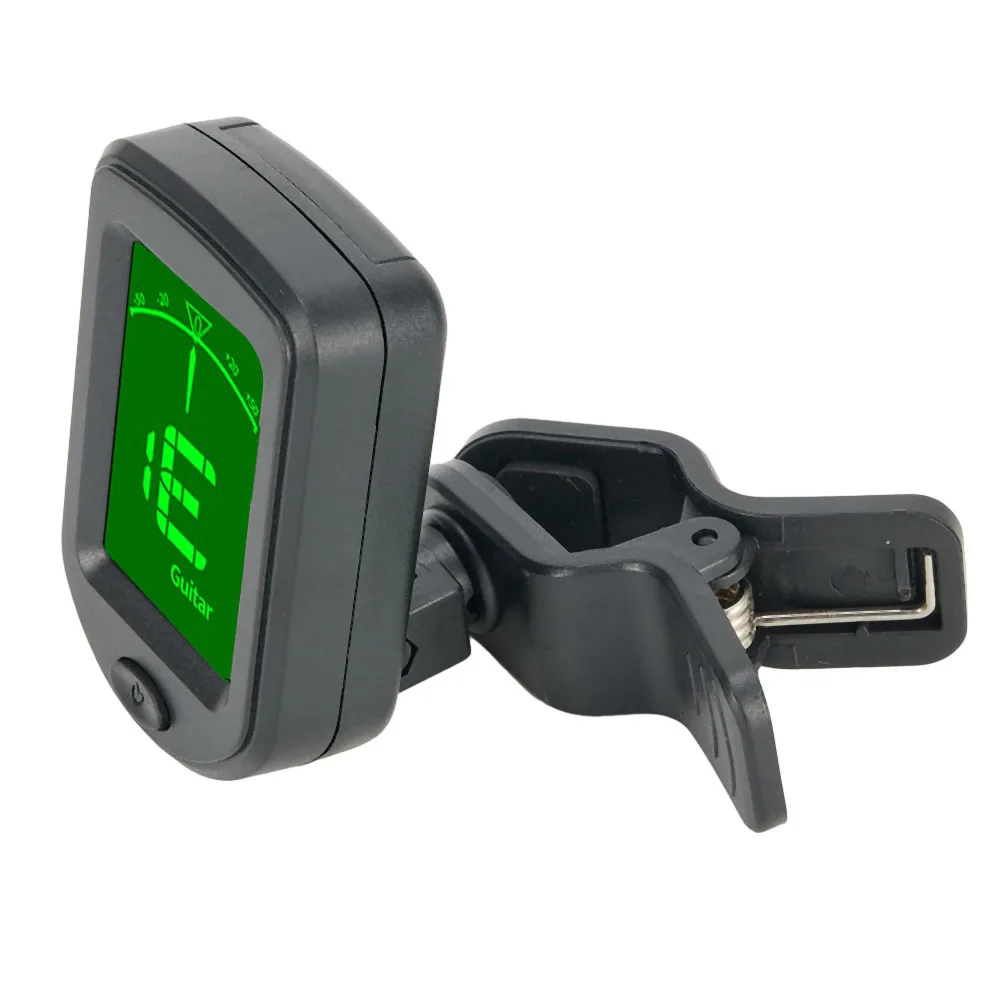 

1pc Classic Clip Design Guitar Tuner Digital Clip-On Tone Tuner LCD Screen For Bass Ukulele Violin Universal 12 Average Rhythm