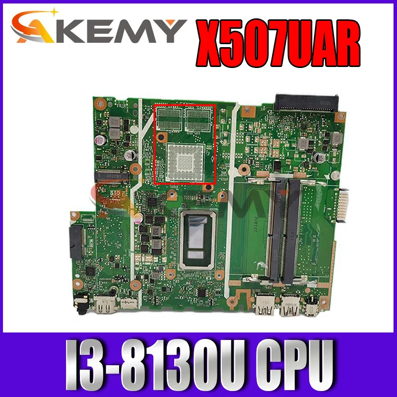 

Материнская плата Akemy для ноутбуков Asus X507U X507UB X507UF X507UBR x507hid Y5000UB, 100% полностью протестированная
