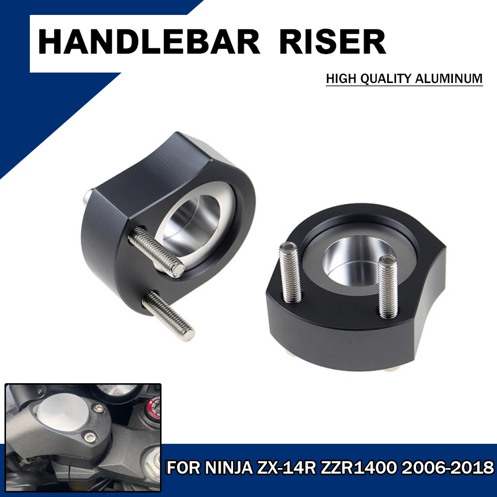 Крепление на руль мотоцикла хомуты адаптеры для Kawasaki ZX-14R ZZR1400 2006-2013 2014 2015 2016 2017 2018