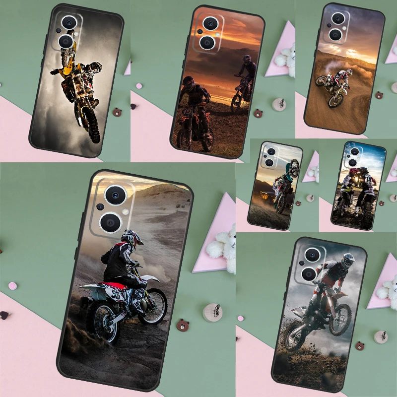 Фото Спортивный чехол для мотоцикла Moto Cross для OPPO Reno 11 F 13F 13 12 F 8T 7 8 10 Pro OPPO Find X8 X6 Pro X3 X5 Lite Cover Shell №1