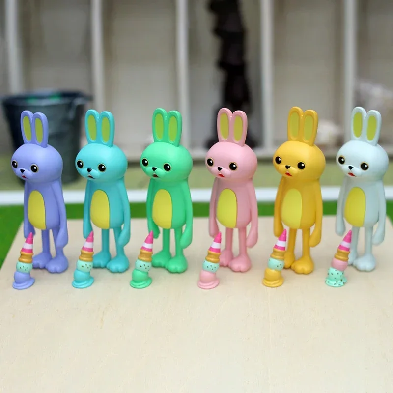 QUALIA оригинальная капсульная игрушка Gashapon милый кавайный грустный кролик фигурка