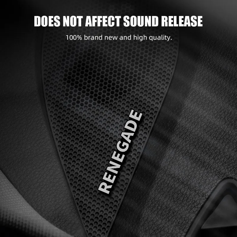 3D наклейка для стайлинга автомобиля алюминиевая эмблема внутренний динамик