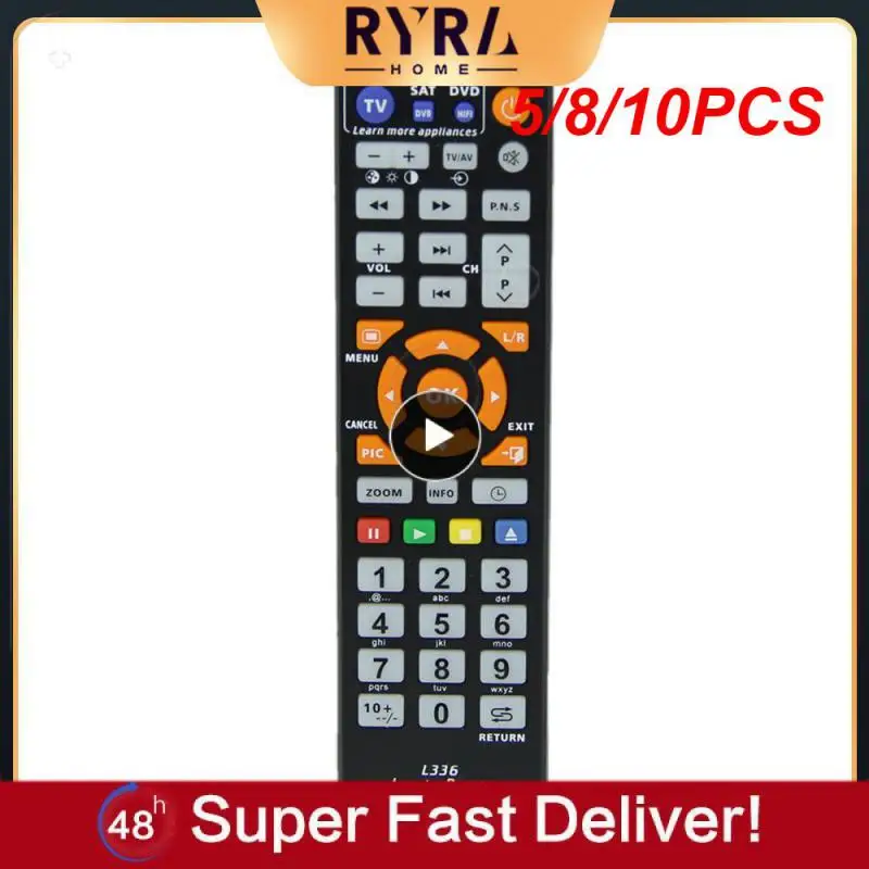 

5/8/10PCS Learning Remote Control Multifunction Portable Dvd Remote Control Durable High Quality Tv Satellite Receiver