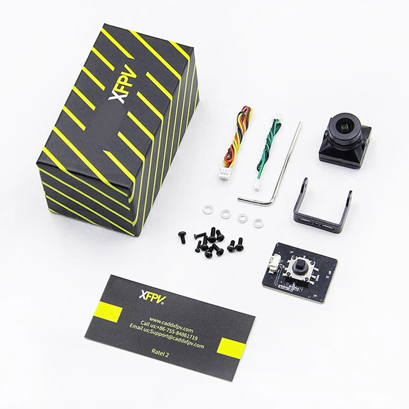 Для Caddx Ratel 2 V2 FPV камера 1200TVL объектив 16:9/4:3 NTSC/PAL переключаемый 19X19 мм Super WDR для Racing RC