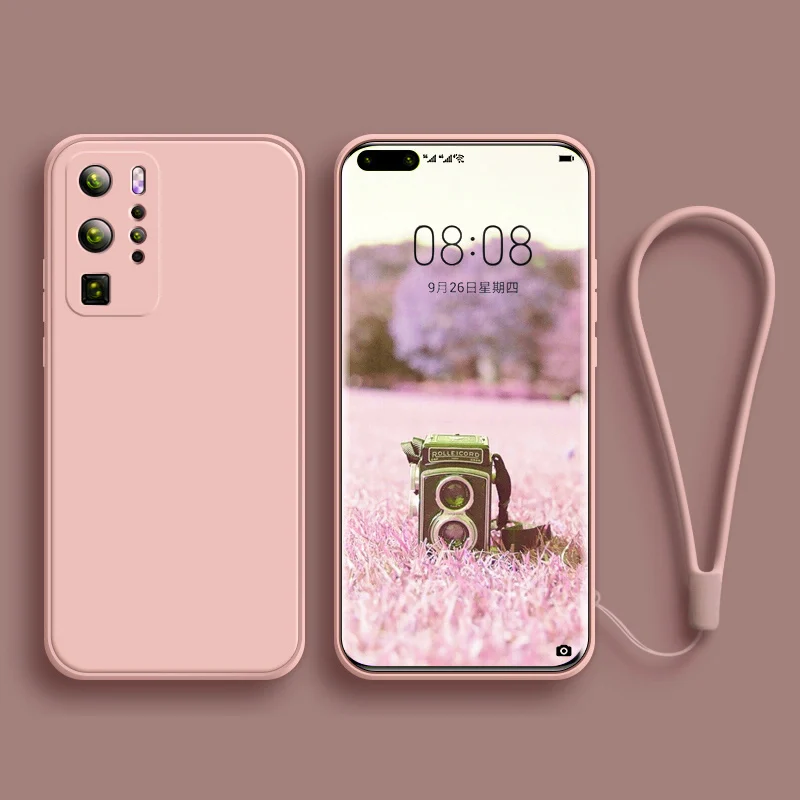 

Luxury Liquid Silicone Case For Huawei P40 P30 P20 Lite Pro Case For Huawei Mate 20 30 Nova 3i 5t Honor 10 20 Lite 8x P smart