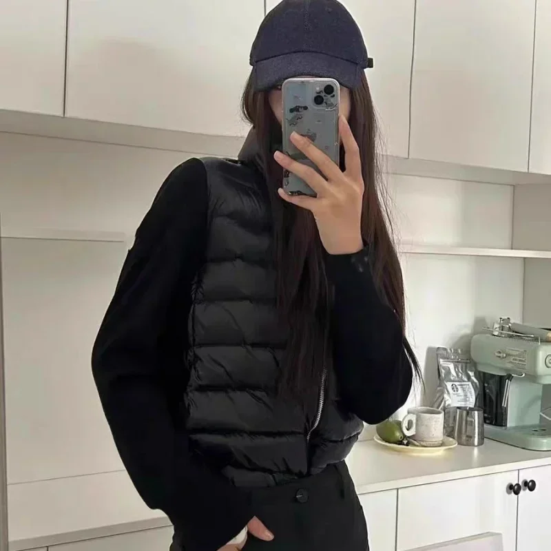 Moncl * r женский зимний пуховик на толстой молнии лучшие пуховики 90 гусиный пух